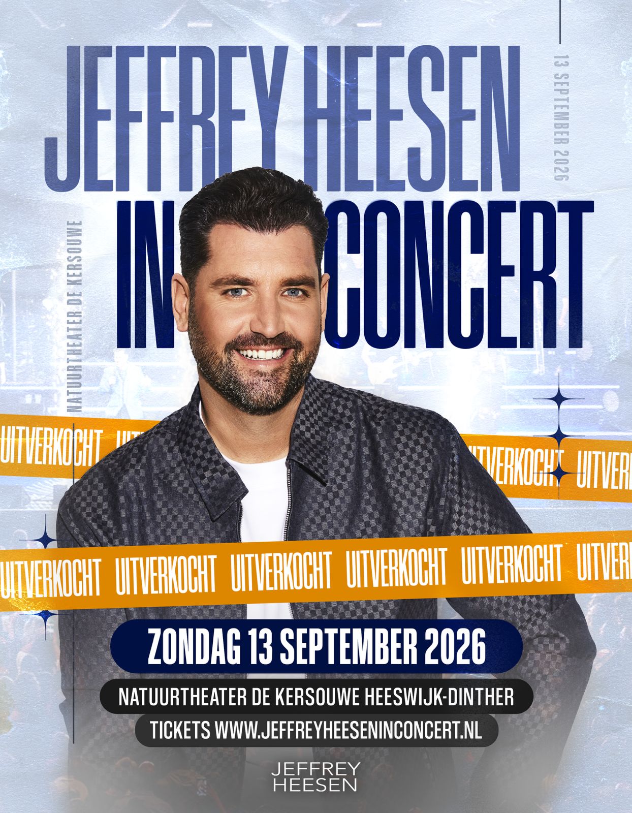 Jeffrey Heesen In Concert 2026 poster uitverkocht
